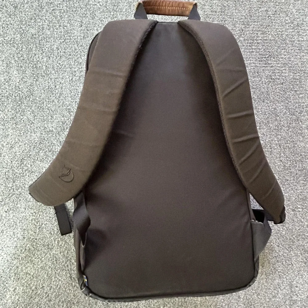 Fjallraven Backpack Black G-1000 Laptop Compartment Travel Daypack Mens